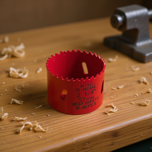 Sierra perforadora bimetálica de 2 1/4 pulgadas para cortar madera y metal - Product Image 3