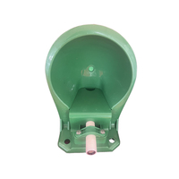 Abreuvoir en plastique pour bétail, chiens, moutons, chevaux avec valve flottante, bleu, abreuvoirs pour vaches