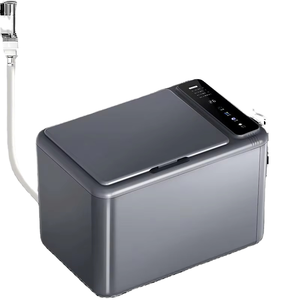 เครื่องซักผ้าพกพาขนาดเล็กแบบพับได้ ฝาบน อัตโนมัติ ใช้ไฟฟ้า สำหรับซักรองเท้า ชุดชั้นใน เสื้อผ้าเด็ก ถุงเท้า ออลอินวัน ทำจากพลาสติก - Product Image 4