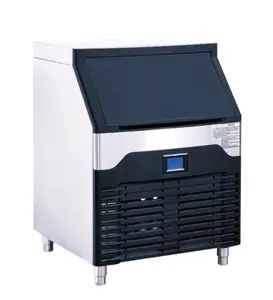 100千克24h制冰机最佳价格不锈钢自动立方体制冰机商用制冰机