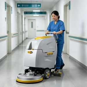 Machine de nettoyage de sols professionnelle ST-X510, autolaveuse autoportée pour entrepôt, usine, hôpital - Product Image 1