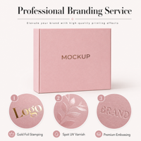 Boîte d'expédition en carton ondulé rose avec logo personnalisé, petite boîte d'emballage cadeau pour les petites entreprises, boîte d'expédition plate pour le commerce électronique