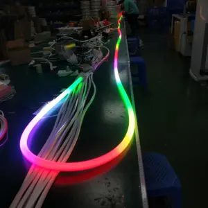 2023 Top sale 360degree Pixel RGB DC12V D25 programmable addressable Neon Rope Light