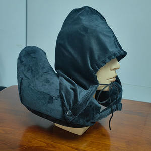 Almohada de Viaje en Forma de H de Alta Calidad con Capucha, Almohada Inflable de Viaje en Forma de H - Product Image 5