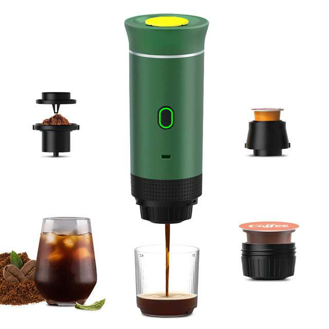 Portable Battery & USB Powered Espresso Coffee Maker for Commercial Outdoor Use