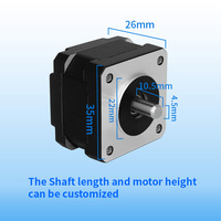 Moteur pas à pas hybride biphasé silencieux RB pour éclairage de scène, couple élevé 1.8 °   Moteur à faible bruit 35 mm NEMA14 à mouvement fluide 2,2 V 24 V