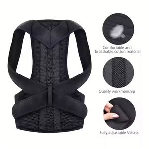 Ceinture de soutien dorsal, correcteur de posture réglable pour adultes, soutien lombaire et des épaules - Product Image 4