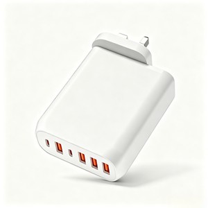Multiple ports USB C Wall Charger PD Fast Charging EU <b>Plug</b> PC Material Overcurrent Protection 65W Type c - Product Image 4