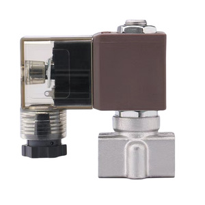 Vanne solénoïde à action directe, deux positions, deux voies, en acier inoxydable, pour équipement médical, esthétique et dentaire, avec revêtement en PTFE - Product Image 1