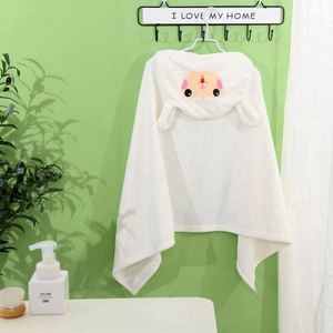 Toalla de baño para adultos con capucha, estampada, de spandex/algodón orgánico, terciopelo coral, absorbente, albornoz deportivo, toalla de playa cuadrada a prueba de niños - Product Image 5