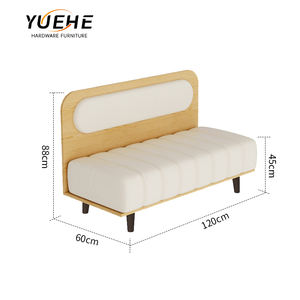 Custom Jabanese 4 plazas de madera contrachapada HPL lindo stand sofá y mesa para sushi <span class=keywords><strong>Lamian</strong></span> fideos <span class=keywords><strong>restaurante</strong></span> café - Product Image 1