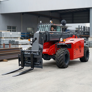 売れ筋商品 テレスコピックハンドラー ハンロン テレハンドラー 3.5トン テレスコピックディーゼルフォークリフト 10mリフト付き - Product Image 1