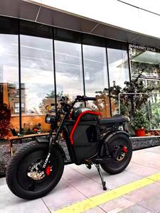 Vintage Street 500w/1000w Mountain Motorcycle 20" Fat Tire Hydraulic Disc Off Road Commuting E-bike X11 High-capacity Battery - Product Image 6