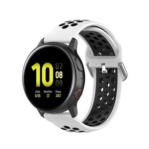 Correa de silicona para reloj inteligente <span class=keywords><strong>Samsung</strong></span> Galaxy <span class=keywords><strong>Active</strong></span> 2, pulsera deportiva de silicona de dos colores - Product Image 5