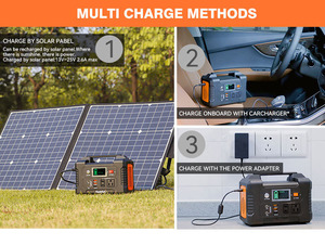 Station Portable Solaire à Onde Sinusoïdale Pure 200W 110V/220V Compatible Voiture, Livraison Gratuite depuis l'Entrepôt Américain, pour Appareils Électroménagers E200 Port - Product Image 6