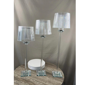 Bán Buôn Đèn Bóng Râm Bảng Trung Tâm 3Pcs Thiết Lập Cao Nến Stick Chủ Cho Đảng Trang Trí - Product Image 3