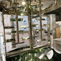 Machine d'émulsification et d'homogénéisation sous vide SPX 500L, équipement de fabrication de crème, lotion et shampoing avec système de chauffage et d'agitation