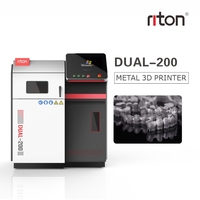 Perangkat Pencetak Laser Serat Ganda Riton untuk Logam Gigi, Printer 3D Kedokteran Gigi untuk Dijual