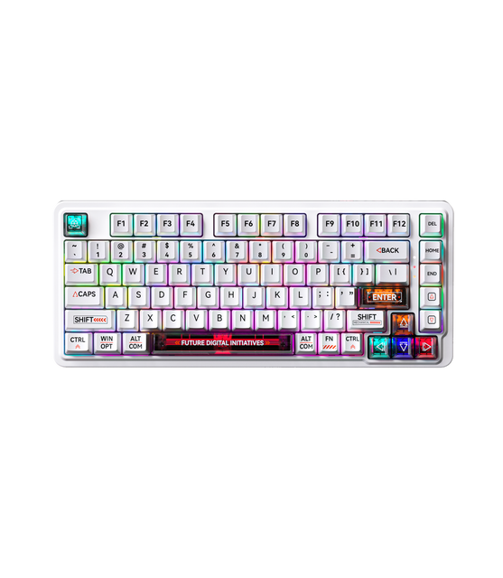 75% 100% Type Writer 75 Keyboard 82 104 Keys Hot Swappable Programming Wired Wireless RGB Gaming Red Blue Switch Mechanical