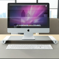 Minimalisme Monitor Standaard Riser Met Usb Hub Monitor En Laptop Standaard Met 4 Usb 3.0 Opladen Poorten Aluminium Legering Monitor Stand