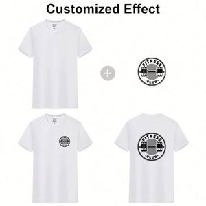 LC3320 Men's Custom Logo Printed Sports T-<b>Shirt</b> Casual Vintage Style Short Sleeve O-Neck Geometric 3D Silk Soft Feel Gym Use Run - Product Image 2