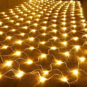 Rideau lumineux LED multicolore en maille, étanche, guirlande féerique, décoration de plafond pour intérieur, extérieur, fête, mariage - Product Image 4