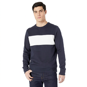 Vente en gros OEM Sweat-shirts unis à col rond en coton Pull en matériaux d'origine Sweat pour hommes Sublimation O Neck Sweat à capuche - Product Image 1