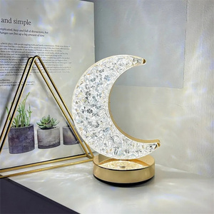 3D ไฟ LED ปรับความสว่างได้สามสี, ไฟ LED ตั้งโต๊ะควบคุมด้วยระบบสัมผัสควบคุมด้วยแสงดาวดวงจันทร์ <span class=keywords><strong>Squier</strong></span> รอบคืน - Product Image 3