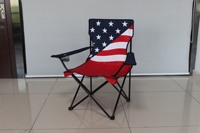 Chaise pliante de camping bon marché, fournisseur de drapeaux américains du Canada