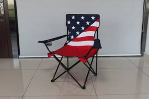 Giá rẻ bãi biển <span class=keywords><strong>Canada</strong></span> Cờ Mỹ Nhà cung cấp Gấp Cắm Trại ghế - Product Image 2