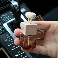 Diffuseur de parfum coloré pour grille d'aération de voiture, flacon vide en verre pour aromathérapie et huiles essentielles, pour climatisation automobile, Chine