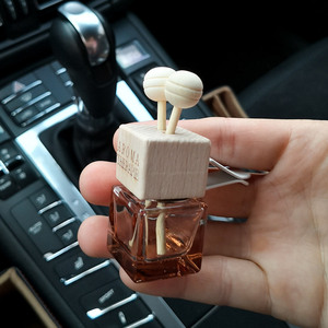Bunter Auto-Lufterfrischer, leere Glasflasche für die Klimaanlage, Aromatherapie-Diffusor für ätherische Öle, China - Product Image 3
