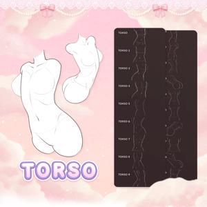 Sellos personalizados de acrílico OEM/ODM de 250 poses para Procreate, Photoshop, Clip Studio, y partes del cuerpo de personajes en PNG. - Product Image 5