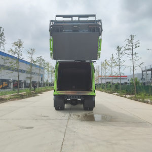 Camión compactador de basura de 5m3 de la famosa marca china, usado para limpieza municipal. - Product Image 6