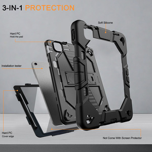 เคสกันกระแทกสำหรับ iPad Air 6 ขนาด 11 นิ้ว แบบหนาพิเศษ 3-in-1 ป้องกันรอบด้าน พร้อมที่เก็บปากกาในตัวและขาตั้ง - Product Image 3