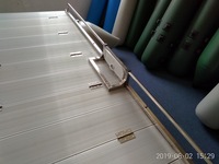 Bateau de pêche bateau pneumatique EN PVC avec grande plate-forme en aluminium