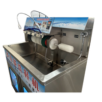 Commercial Electric Stainless Steel Semi-Automatic Shoe Washer with Multiple Brushes for High-Volume Use