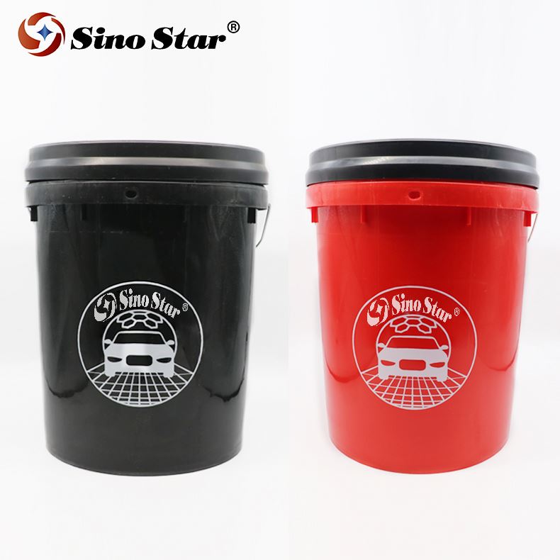 Ведро для мытья автомобиля BJJN2 с крышкой, профессиональное сверхпрочное 20 л ведро для детейлинга для мойки автомобиля, мотоцикла, грузовика