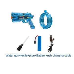 Pistola de Agua Eléctrica Transparente de Nueva Llegada, Pistola de Agua Automática con Luz LED, Tanque de Tambor de Alta Capacidad para Actividades al Aire Libre de Verano - Product Image 5