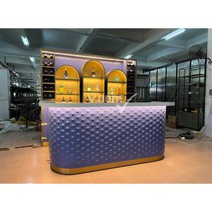 Luxury Four-Door Wine Cabinet with Wine Rack Metal <strong>Sideboard</strong> Buffet <strong>for</strong> <strong>Kitchen</strong> &amp; Living Room Storage Elegant Decorations - Product Image 1