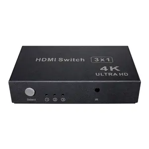 批发AMS-H3S1迷你4k 3D视频切换器3 HDM1合1 HDM1out用于发光二极管液晶电视视频信号