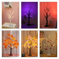 Lumière LED transfrontalière à changement de couleur, non dimmable, en plastique, pour sapin de Noël et d'Halloween, usage intérieur, modèle C83