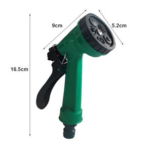אקדח מים מפלסטיק בלחץ גבוה, חסכוני באנרגיה ואיכותי, מתז השקיה לגינה עם צינור וזרבובית - Product Image 2