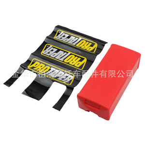 Poignée de guidon de moto Pro Taper, housse de protection en PVC rouge pour utilisation hors route - Product Image 3