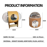 Vente en gros de luxe Space Capsule Design Cat House Intérieur