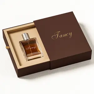 Venta al por mayor de lujo Premium cosméticos caja de perfume vacía 30ml 50ml cajón personalizado caja de perfume