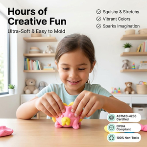 Nouvelles idées de produits : Pâte à <span class=keywords><strong>modeler</strong></span>, pâte à dessin, argile à séchage à l'air sur le thème des desserts, pour enfants, jouet créatif DIY - Product Image 3