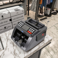Machine à compter les billets économique de qualité professionnelle LD-5180 avec fonction de comptage par lots, détecteur UV MG, 1000 pièces/min, double tension pour bureau