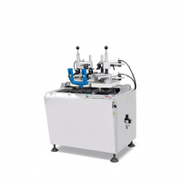 핵심 구성 요소가있는 PVC 창 및 윈-도어 코너 용 UPVC PVC PVC 창 CNC 코너 청소 기계 PLC 엔진 베어링 모터