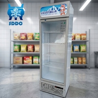 Congelador Vertical Comercial con Enfriamiento por Aire, Sin Escarcha, Pantalla Digital y Control de Temperatura